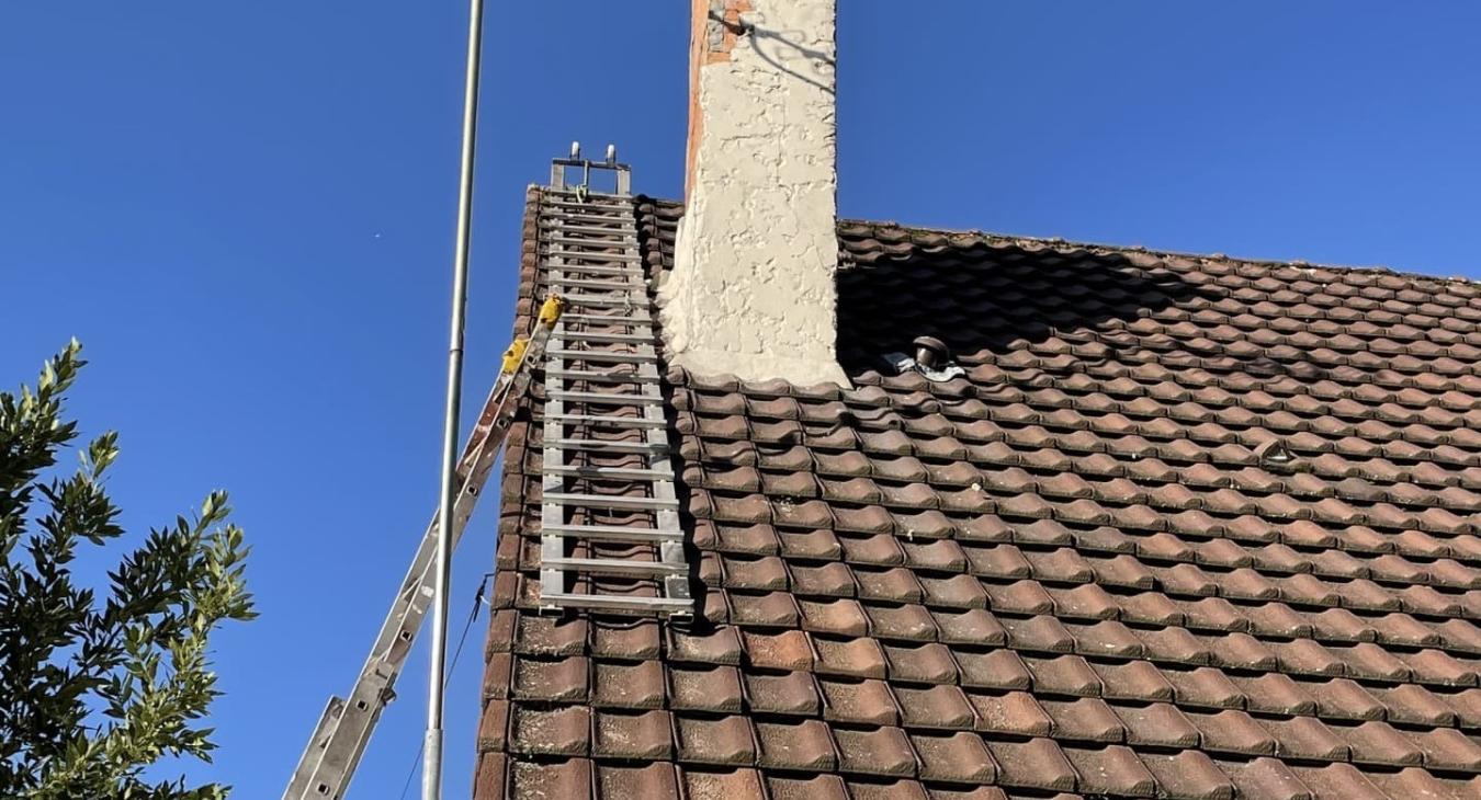 Démolition de cheminée